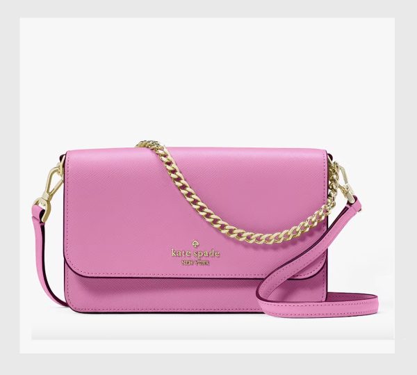 Kate Spade bolso cross body pequeño color rosado