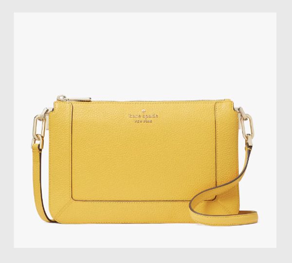 Kate Spade bolso cross body pequeño color amarillo