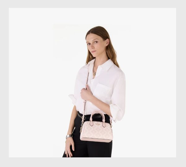 Kate Spade bolso pequeño estampado color rosa - Imagen 2