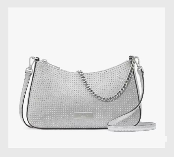 Kate Spade bolso pequeño color plata