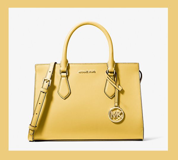 Michael Kors Bolso mediano color amarillo