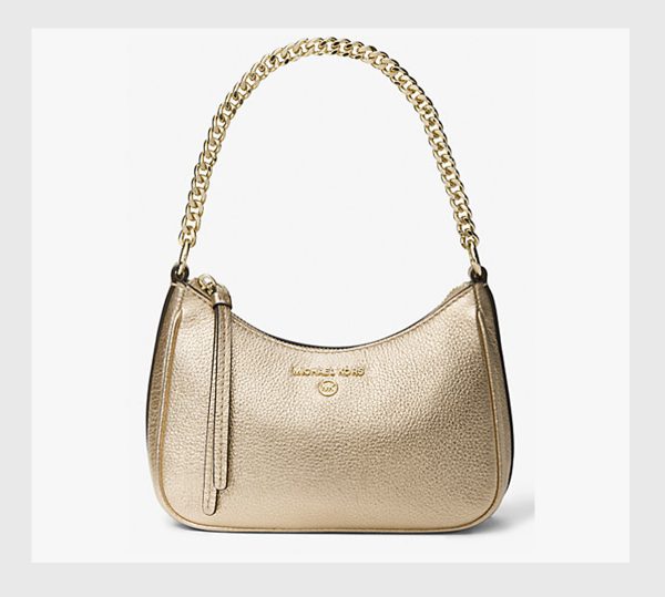 Michael Kors bolso pequeño color metálico dorado